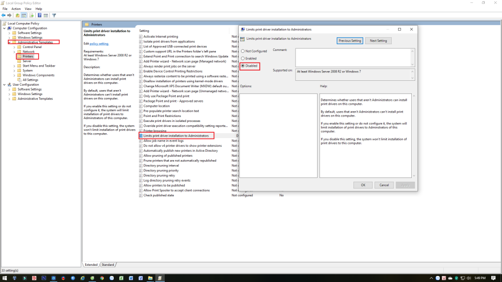 Sửa lỗi share máy in windows 10 (0x00000bcb) – SMARTHOME LUMI ĐỒNG NAI